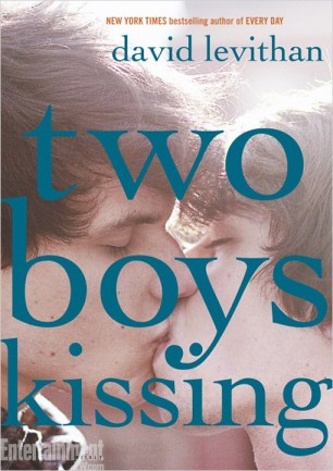 A picture of actual boys kissing?! Novel! 